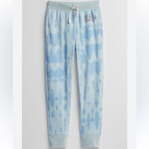 NWT GAP Kid’s Blue Tie Dye Tapered Joggers
